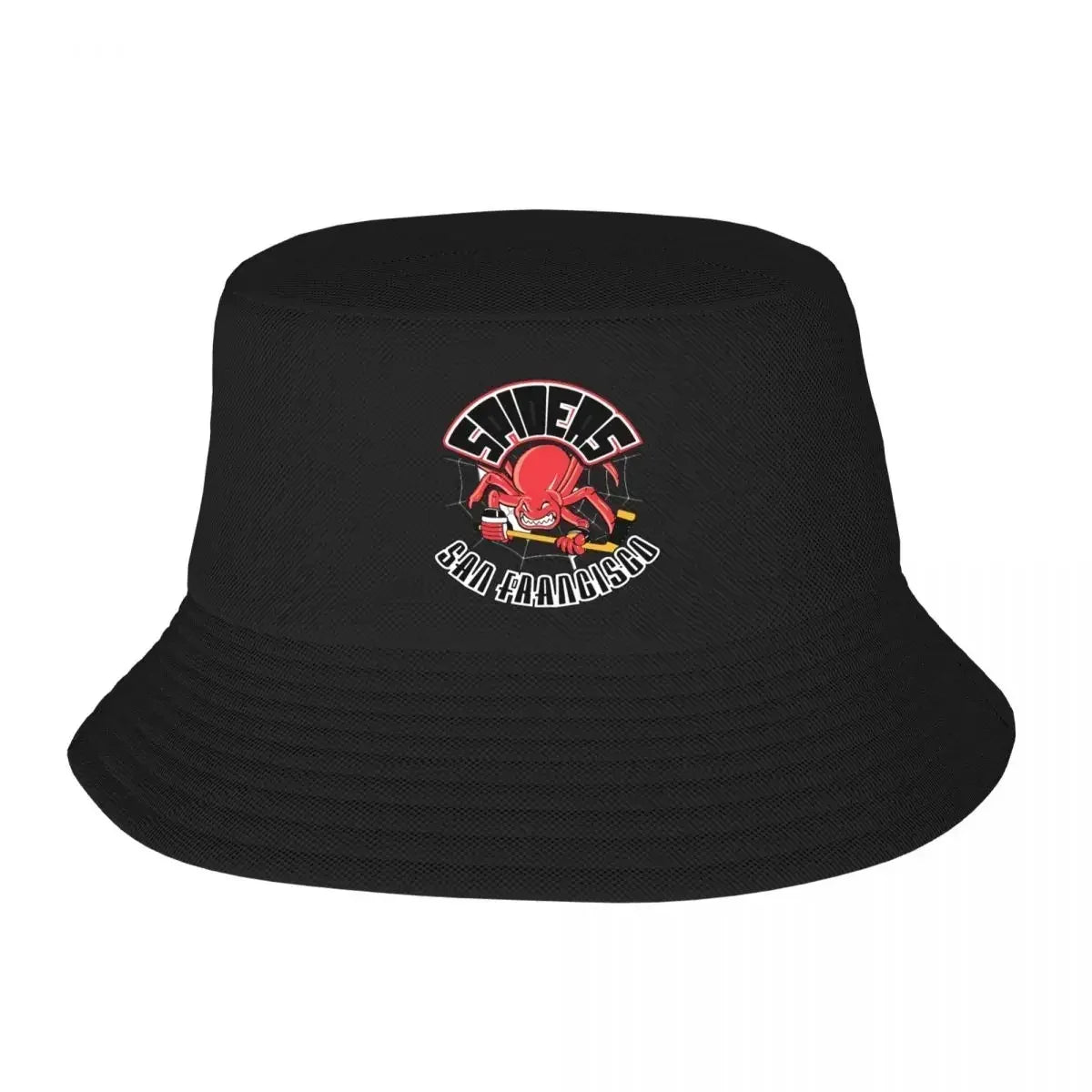 New Defunct San Francisco Spiders Hockey Team Logo Used From 1995 To 1996 Bucket Hat