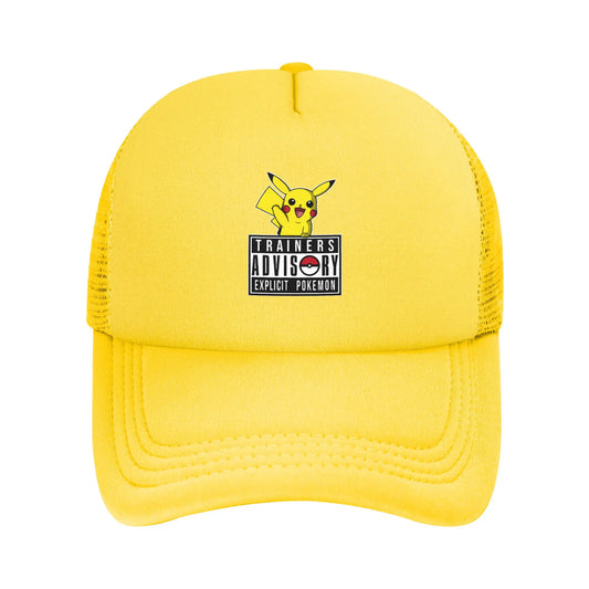 Trainers Pokemoned Anime Mesh Baseball Caps