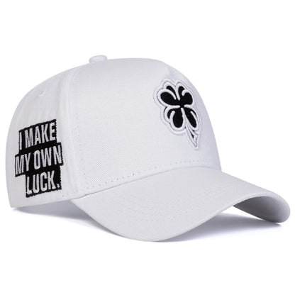 Unisex Clover Embroidery Baseball Net Caps Spring Summer