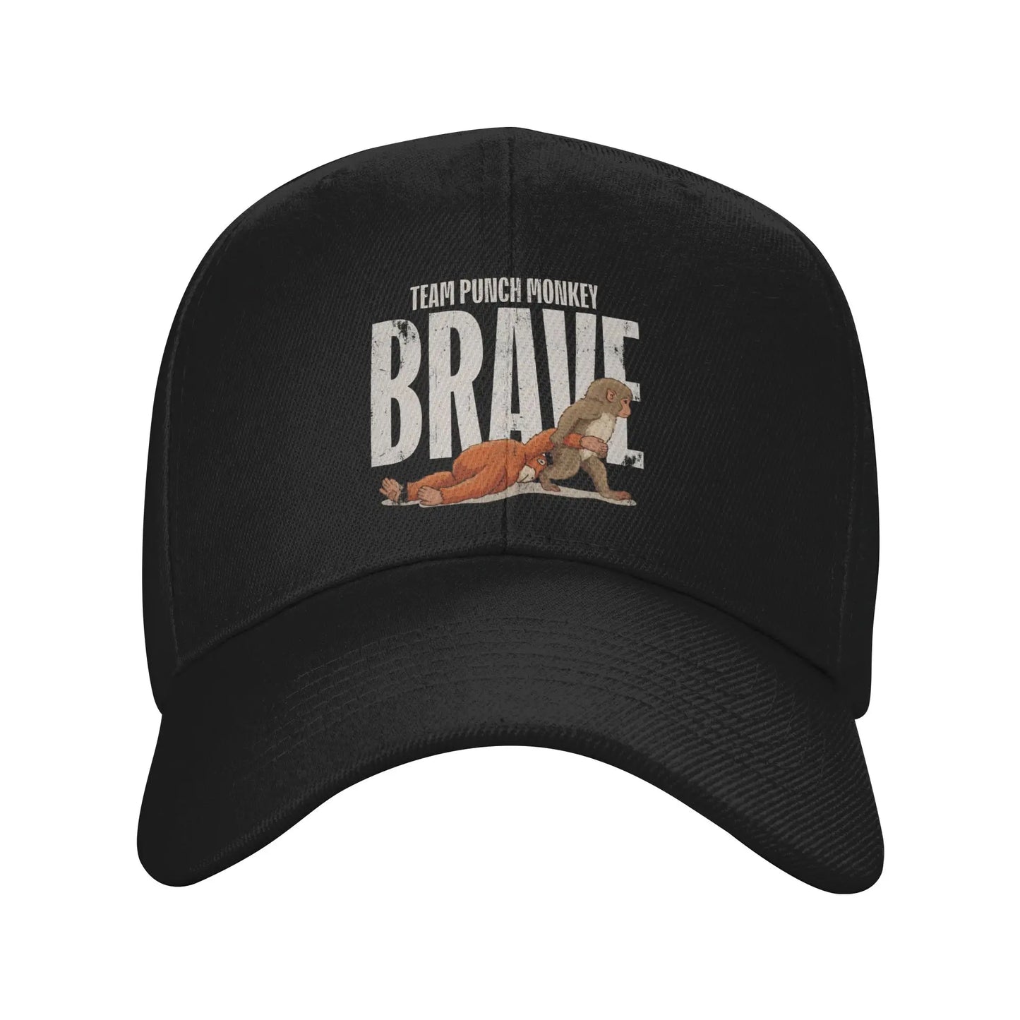 Sad Monkey Punch Meme With An Orange Toy Cap Baseball Cap For Men Women