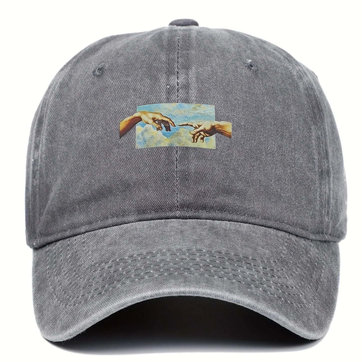 Vintage Printed Baseball Cap For Both Men And Women