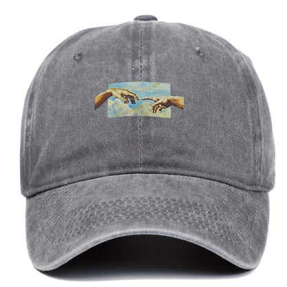 Vintage Printed Baseball Cap For Both Men And Women