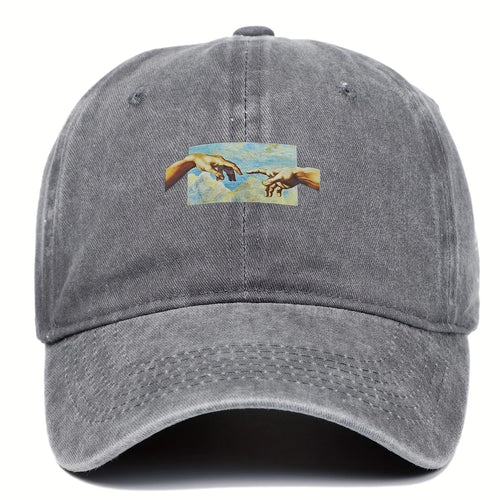 Vintage Printed Baseball Cap For Both Men And Women