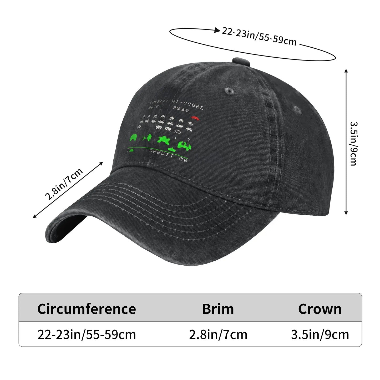 Space Invaders Unisex Baseball Cap