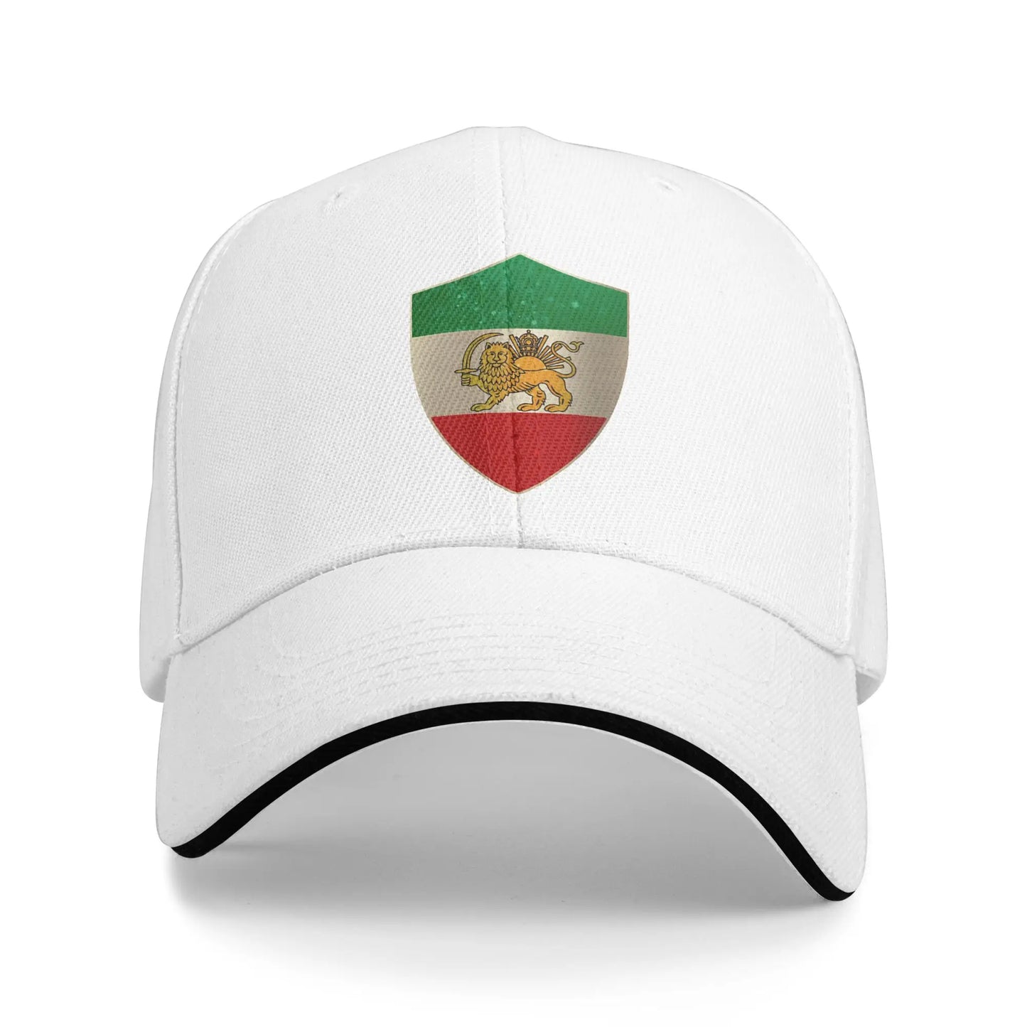 Persia Flag Shield Iran Hunting Camping Baseball Caps