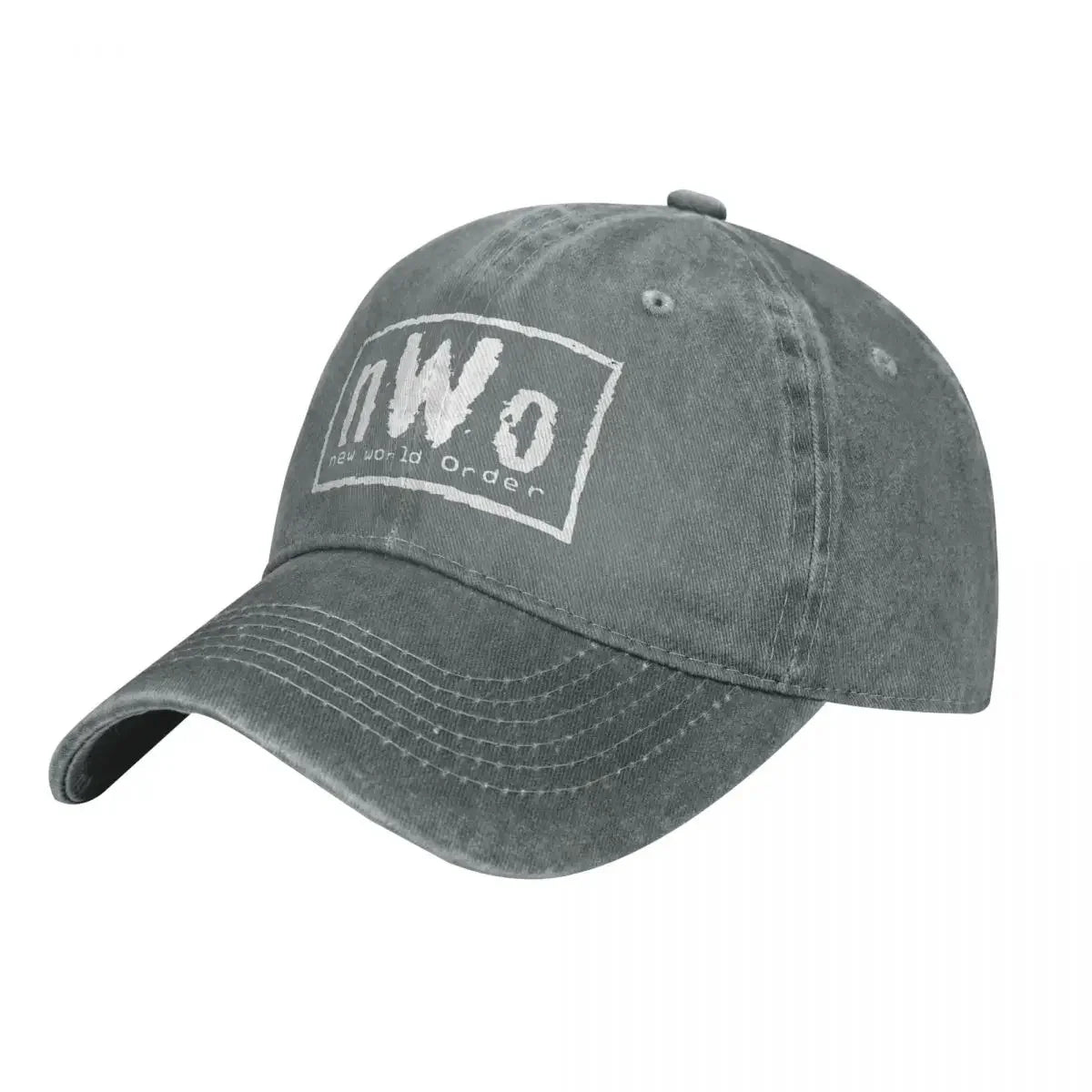 NWO Baseball Cap New World Order Casual Unisex Men Washed Trucker Hat