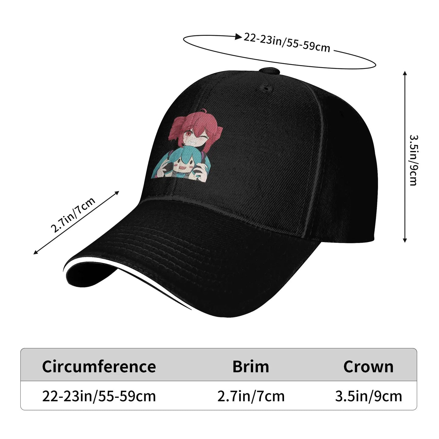 Kasane Teto Vocaloid Character Anime Casual Baseball Cap