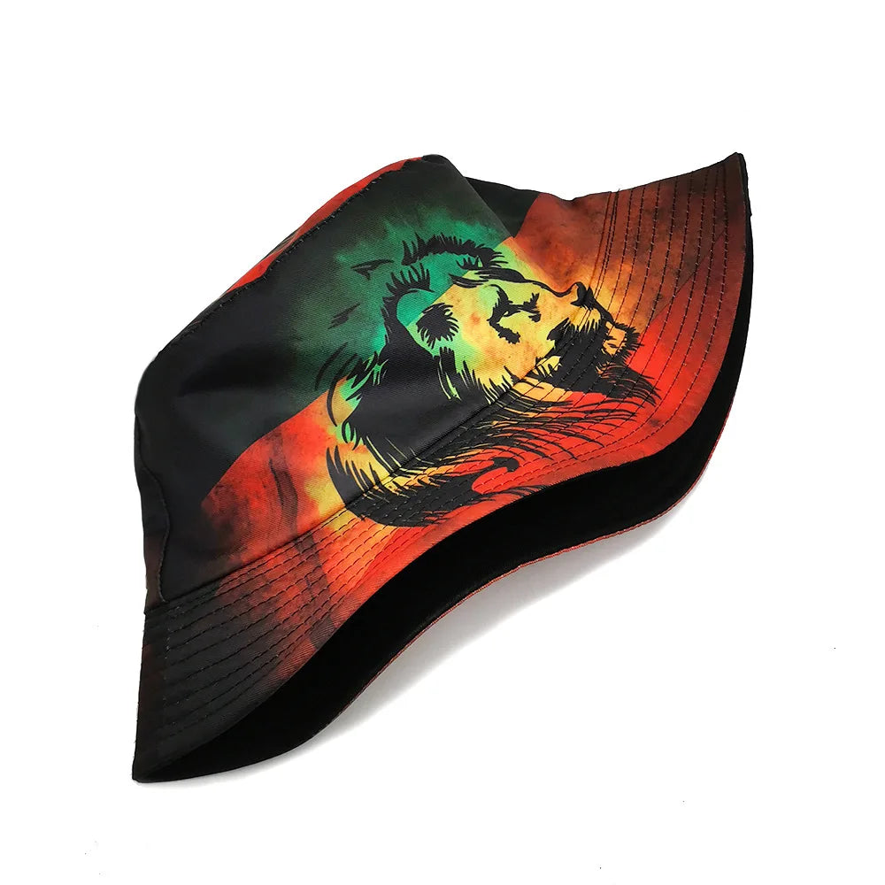 European And American Personalized Animal-Printed Bucket Hat