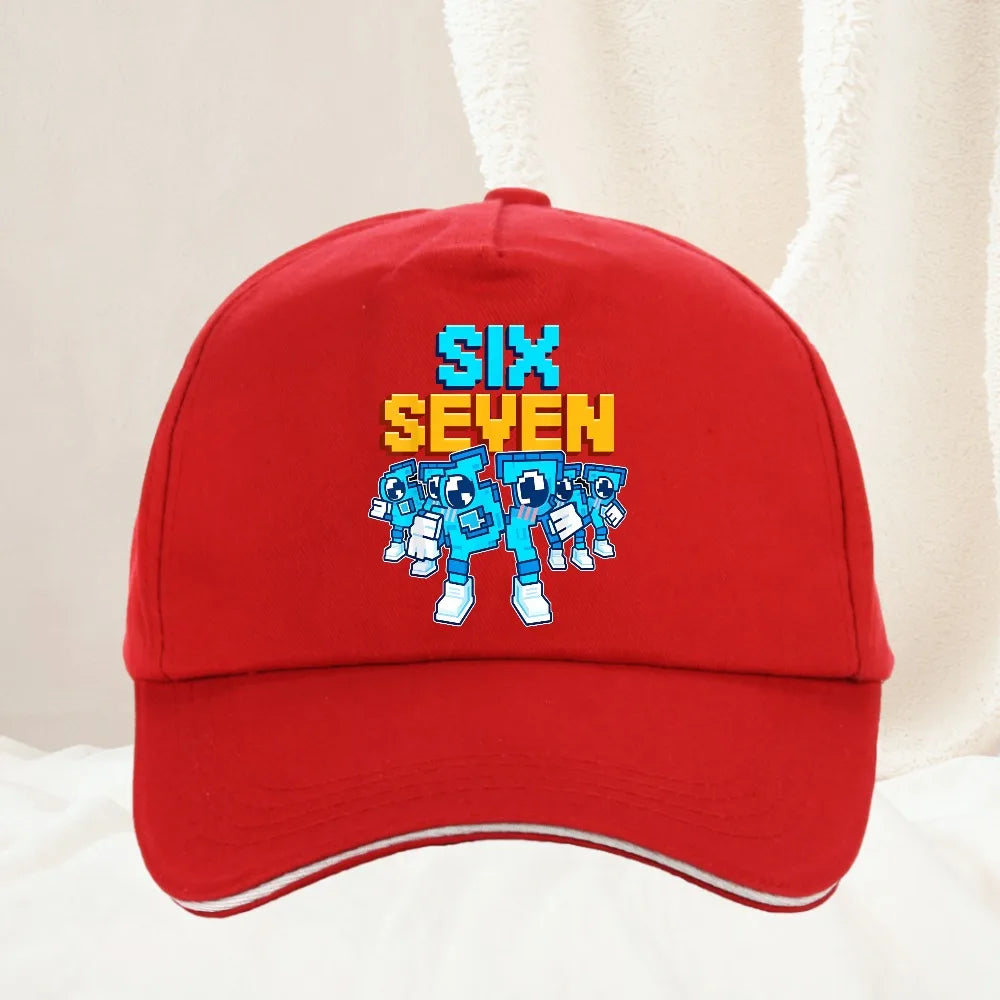 Meme 67 Six Seven 6 7 Italian Brainrot Baseball Cap