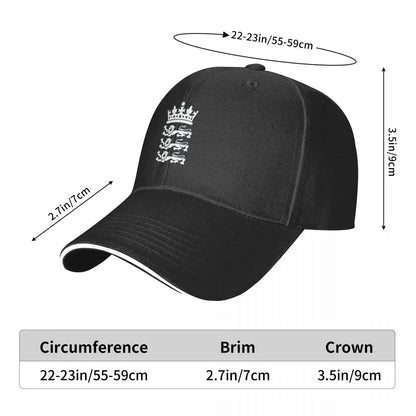 New England Cricket Team Logo Baseball Cap For Women Men's