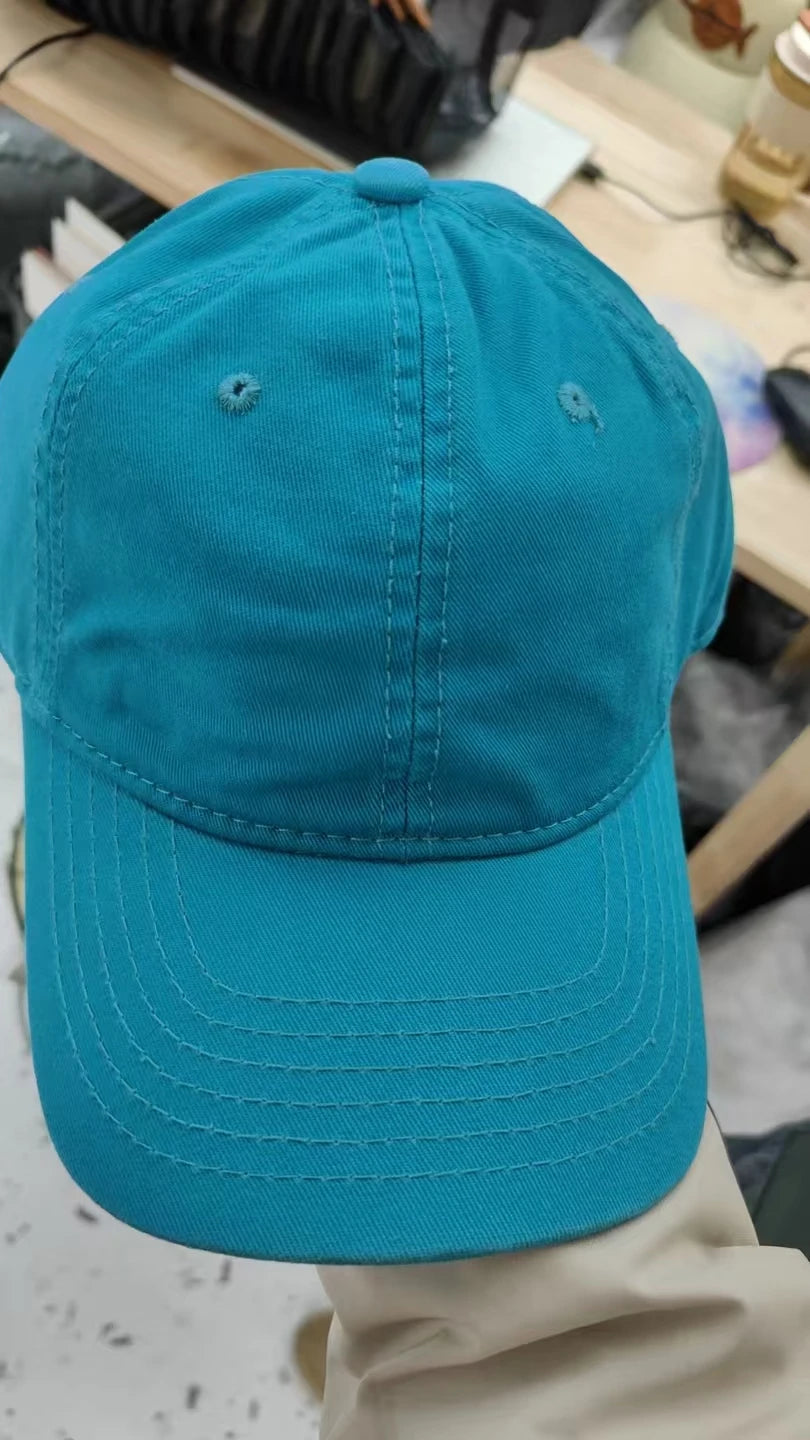 Simple Solid Color Cap Men And Women Casual Fashion Trend Baseball Cap