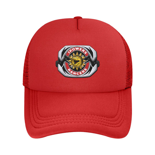 Adult Power Rangers Trucker Hat Curved Mesh Baseball Cap