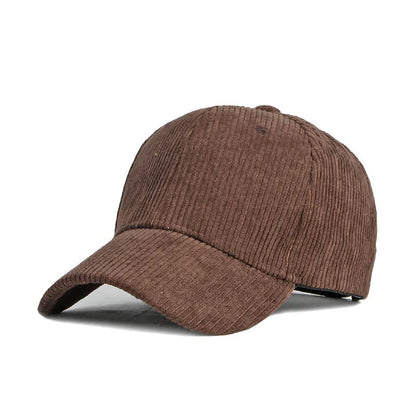 Corduroy Baseball Cap For Women Men New