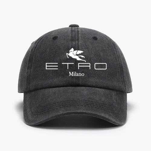 "E.T.R.O" Printed Baseball Cap