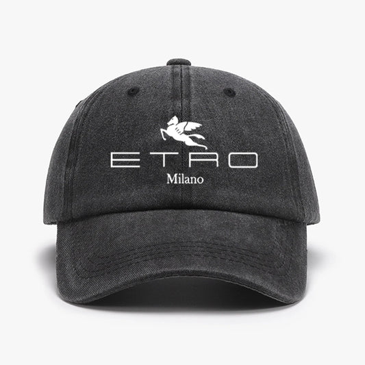 "E.T.R.O" Printed Baseball Cap
