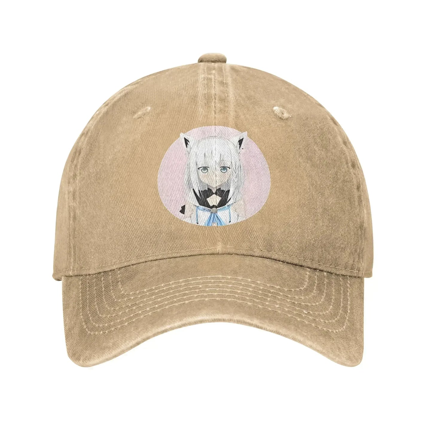 Shirakami Fubuki Hololive Circle Unisex Baseball Cap