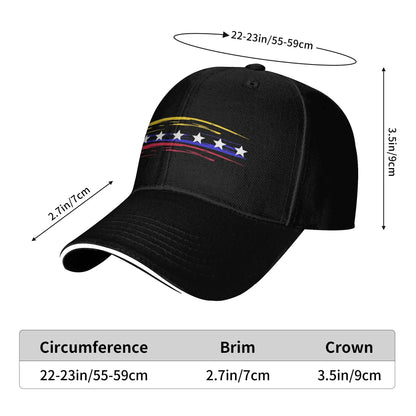 Venezuela 7 Big Stars Flag Baseball Cap