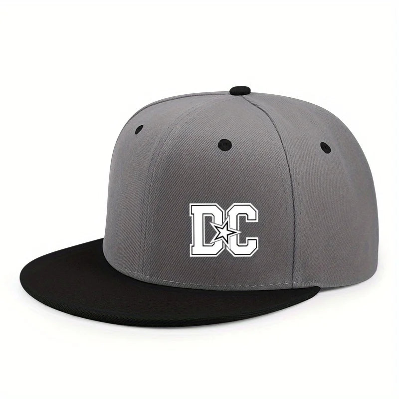 Unisex Letter Print Hip-hop Snapback Cap