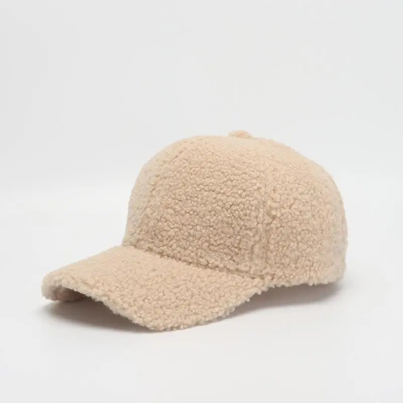 Winter Hats For Women Faux Fur Baseball Cap Female Outdoor