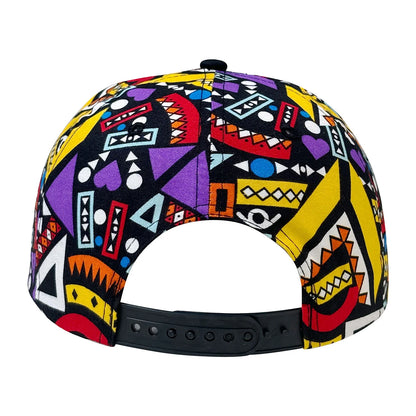 Letter MDIV Embroidered Snapback Cap, Trendy Hip-Hop Peaked Cap, Personalized Flat-Brimmed Hip-Hop Hat