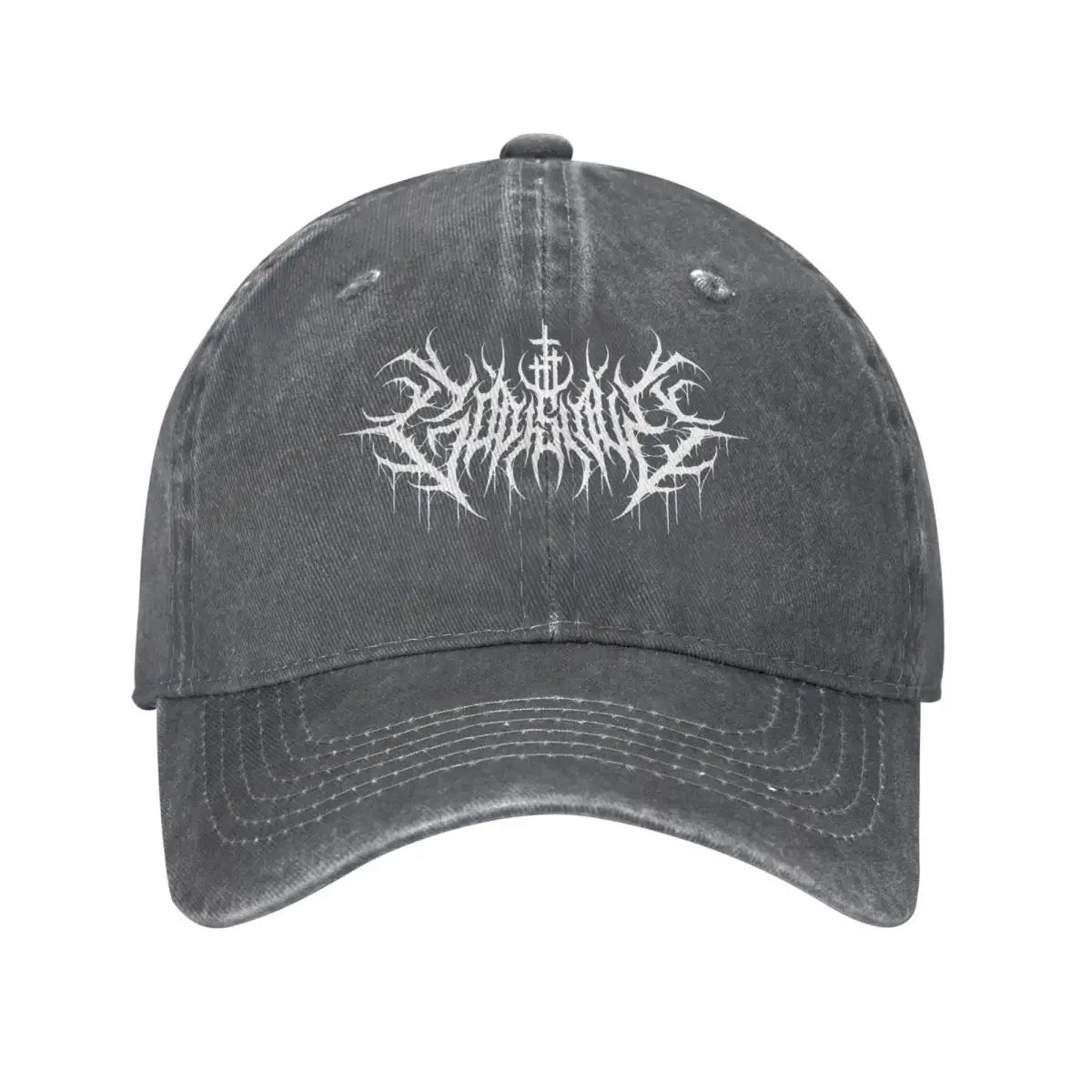 God Is Love Death Metal Denim Baseball Cap Adjustable Hat Women Men
