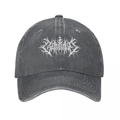 God Is Love Death Metal Denim Baseball Cap Adjustable Hat Women Men