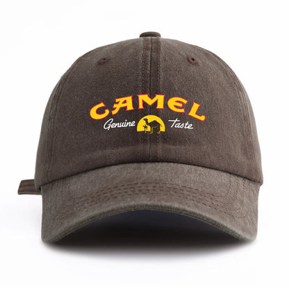 CAMEL Print Washed Baseball Cap For Adults