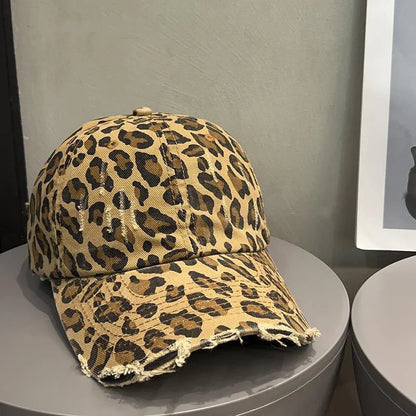 Trendy Unisex Leopard Print Baseball Cap
