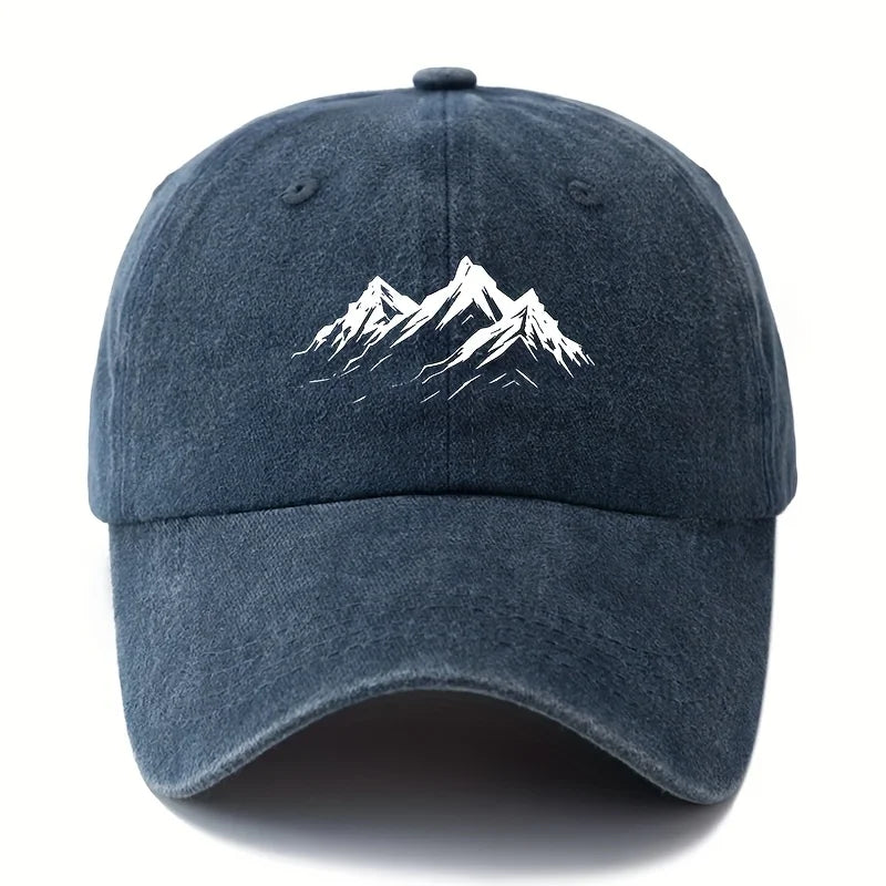 Men's Printed Mountain Baseball Cap