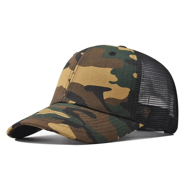 Hot Sale Unisex Cap Slight Curved Brim Style Trucker Hat  Men & Women