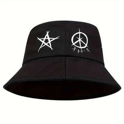 Fashion Hip Hop Two Color Stitching Bucket Hat