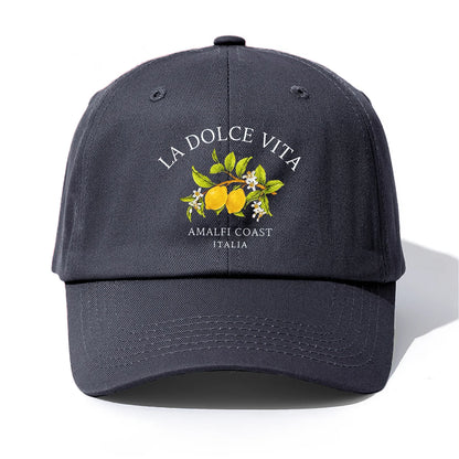 LA DOLCE VITA Print  Baseball Cap For Adults