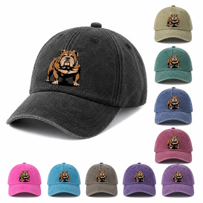 Vintage Quote Graphic Washed Baseball Cap