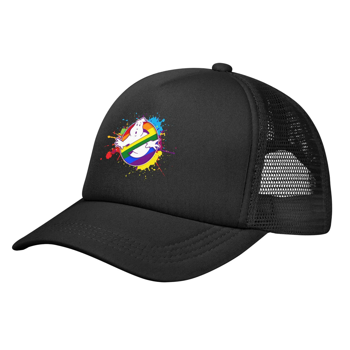 Ghostbuster Lgbt Pride Trucker Cap Unisex Movie Cartoon Baseball Caps