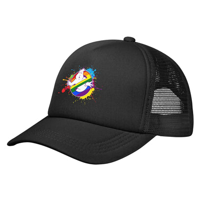 Ghostbuster Lgbt Pride Trucker Cap Unisex Movie Cartoon Baseball Caps
