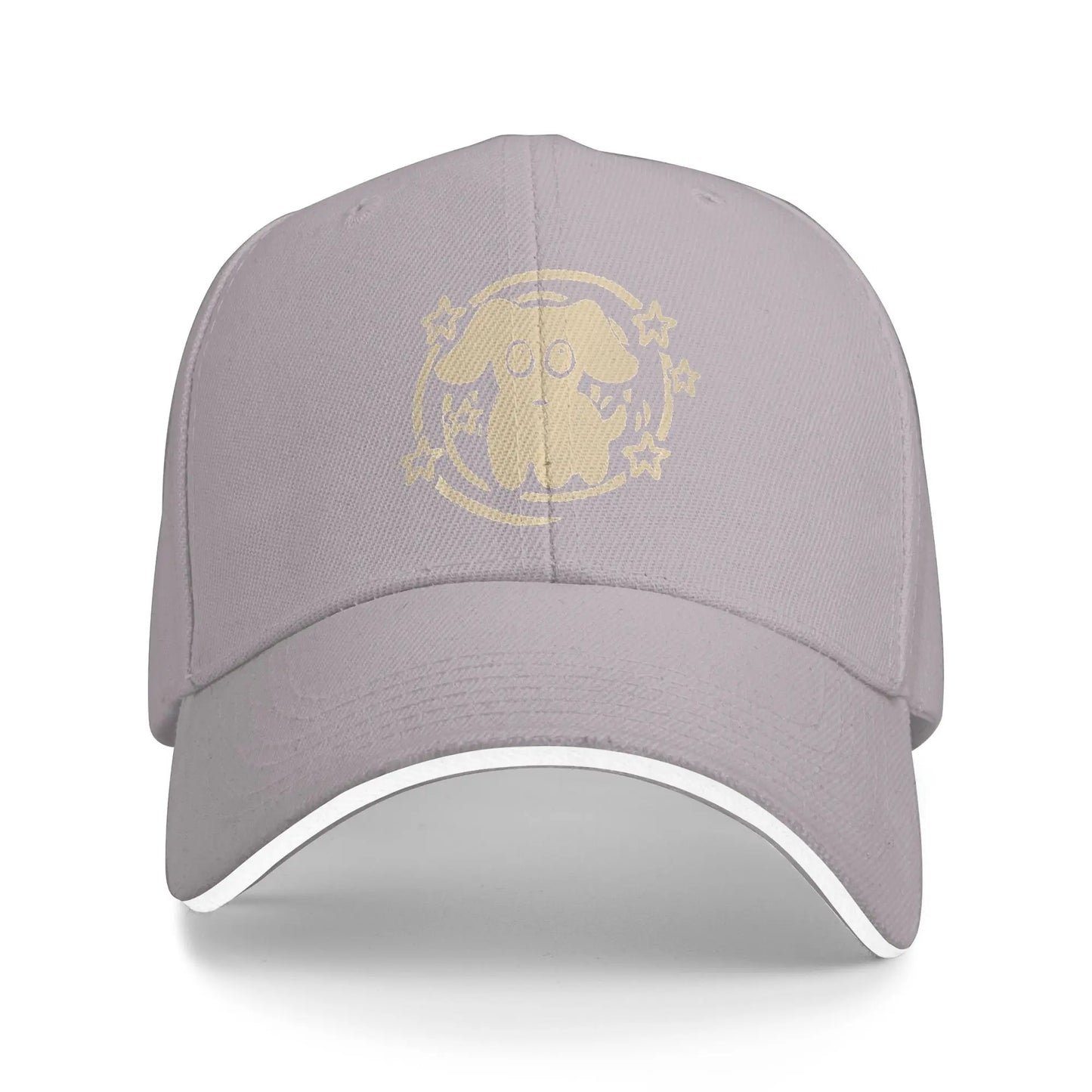 Happy Dog Mutt Puppy Pooch Under Starry Tail Comt Baseball Cap