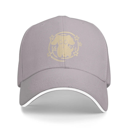 Happy Dog Mutt Puppy Pooch Under Starry Tail Comt Baseball Cap