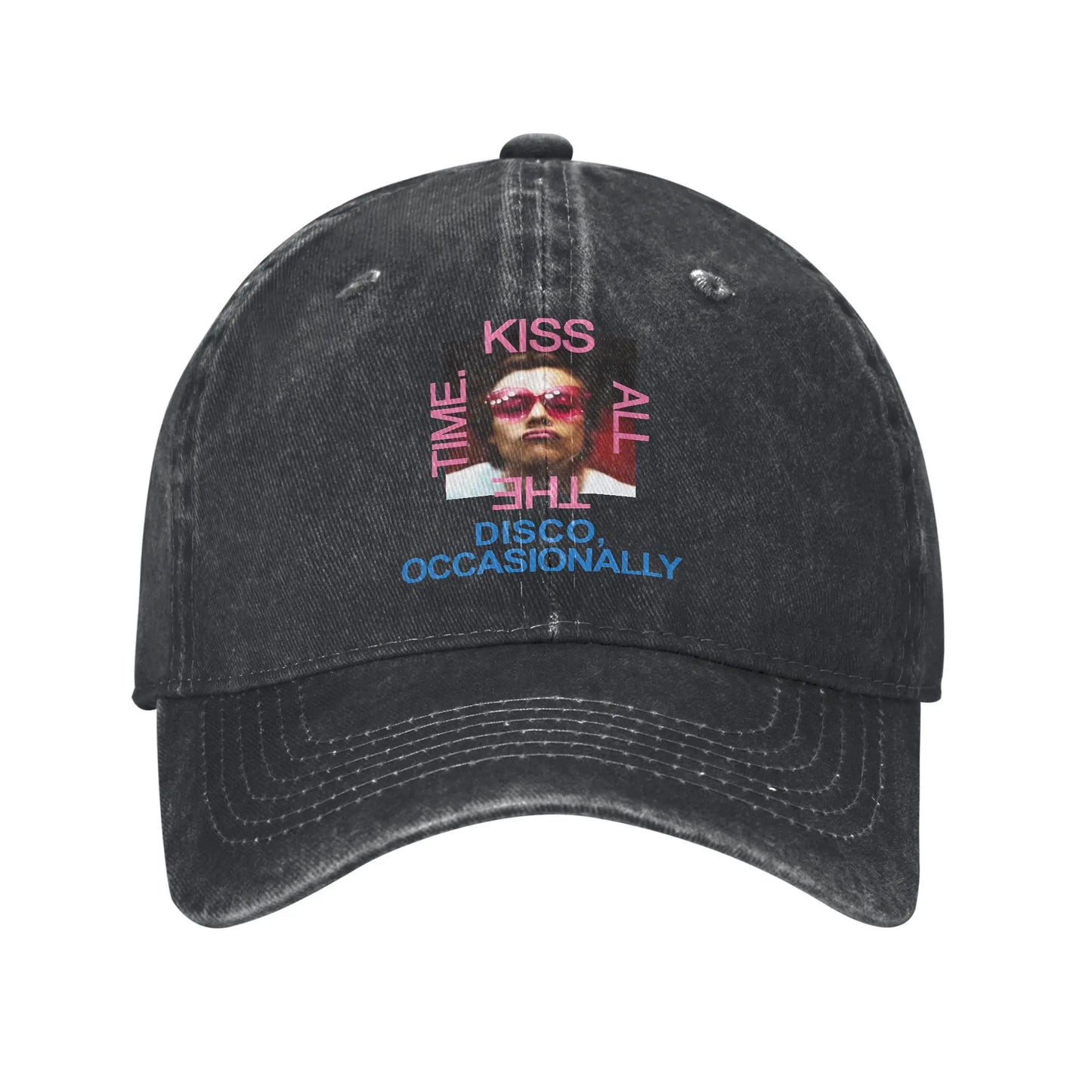 H-Harry S-Styles Kiss All The Time Washed Baseball Cap
