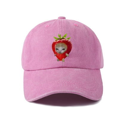Playful Animal Friends Baseball Cap