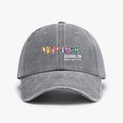 Spice Girls Letter Print Baseball Cap