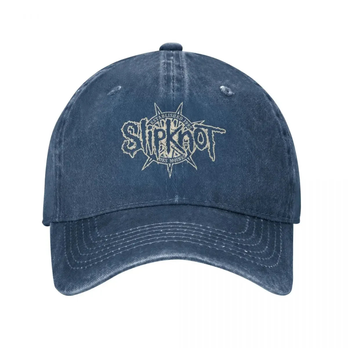 Heavy Mental Rock Music Baseball Cap Vintage Distressed Washed