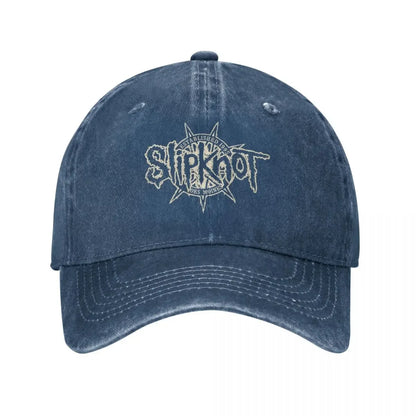 Heavy Mental Rock Music Baseball Cap Vintage Distressed Washed