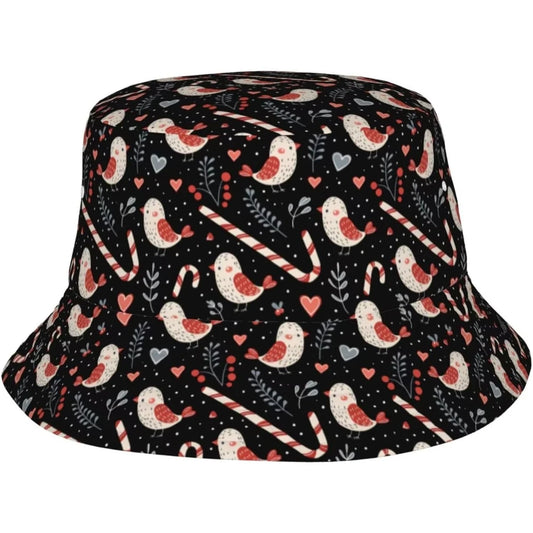 Funny Christmas Hat Happy New Year Bucket Hats