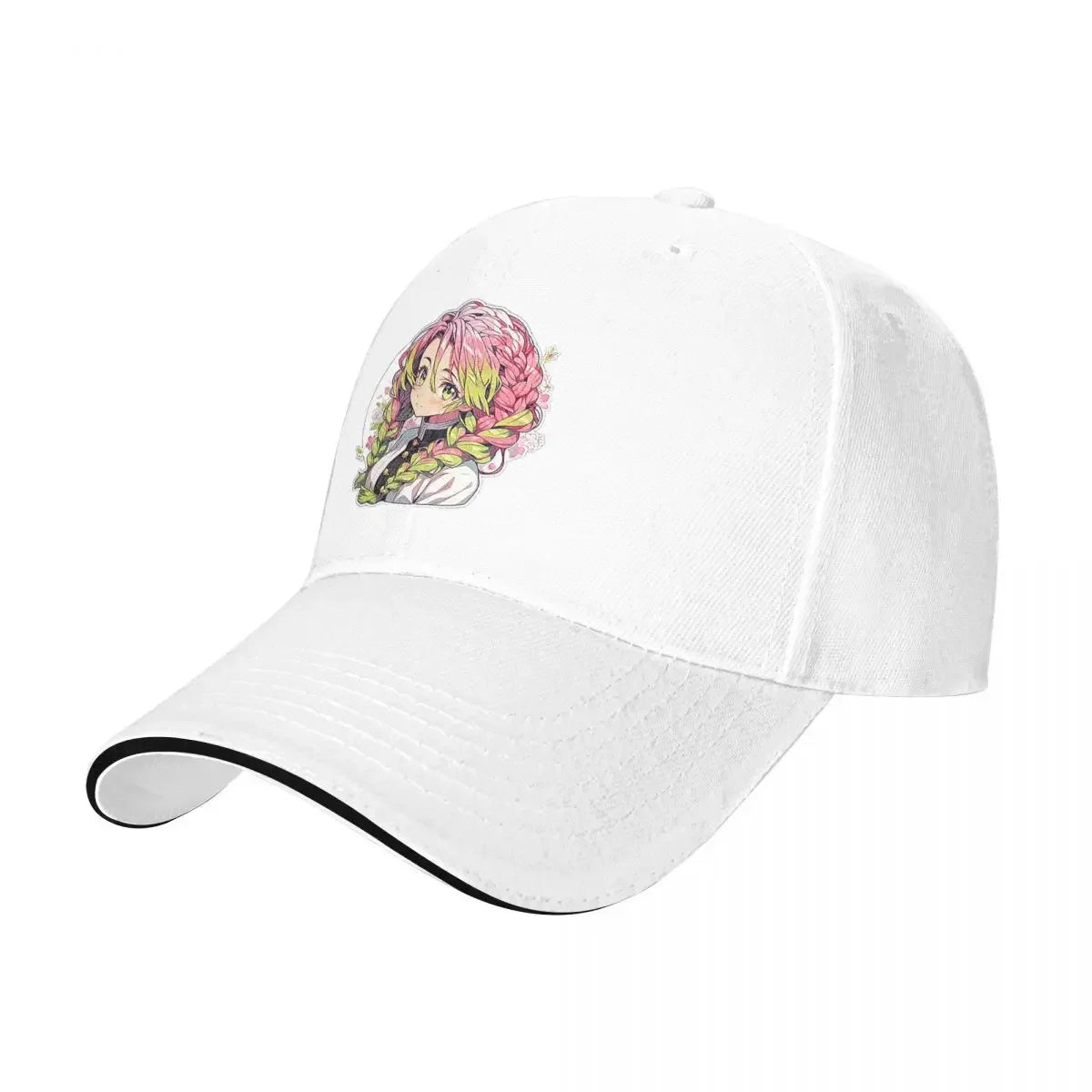 Mitsuri Kanroji And Iguro Obanai Summer Sports Baseball Caps