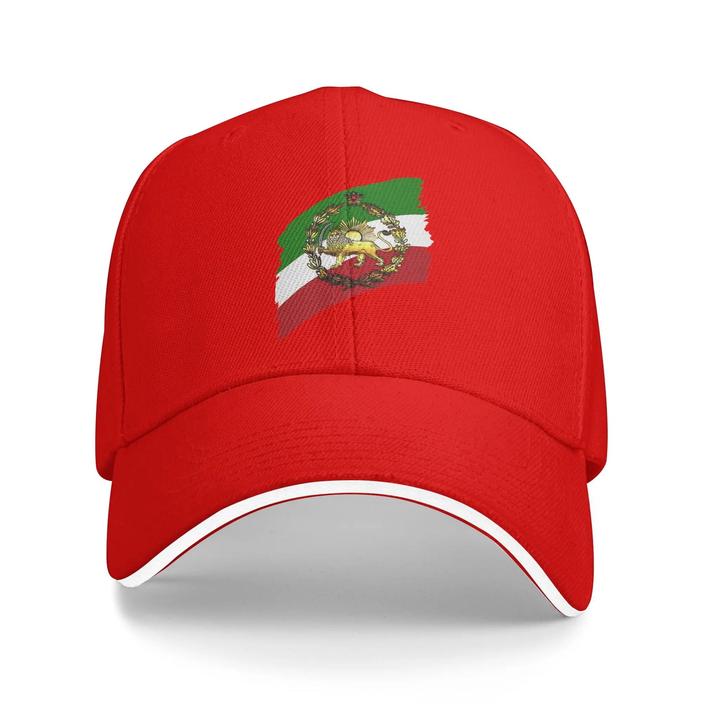 Iran Pahlavs Flag With Lion And Crown Sun Baseball Cap For Men Women