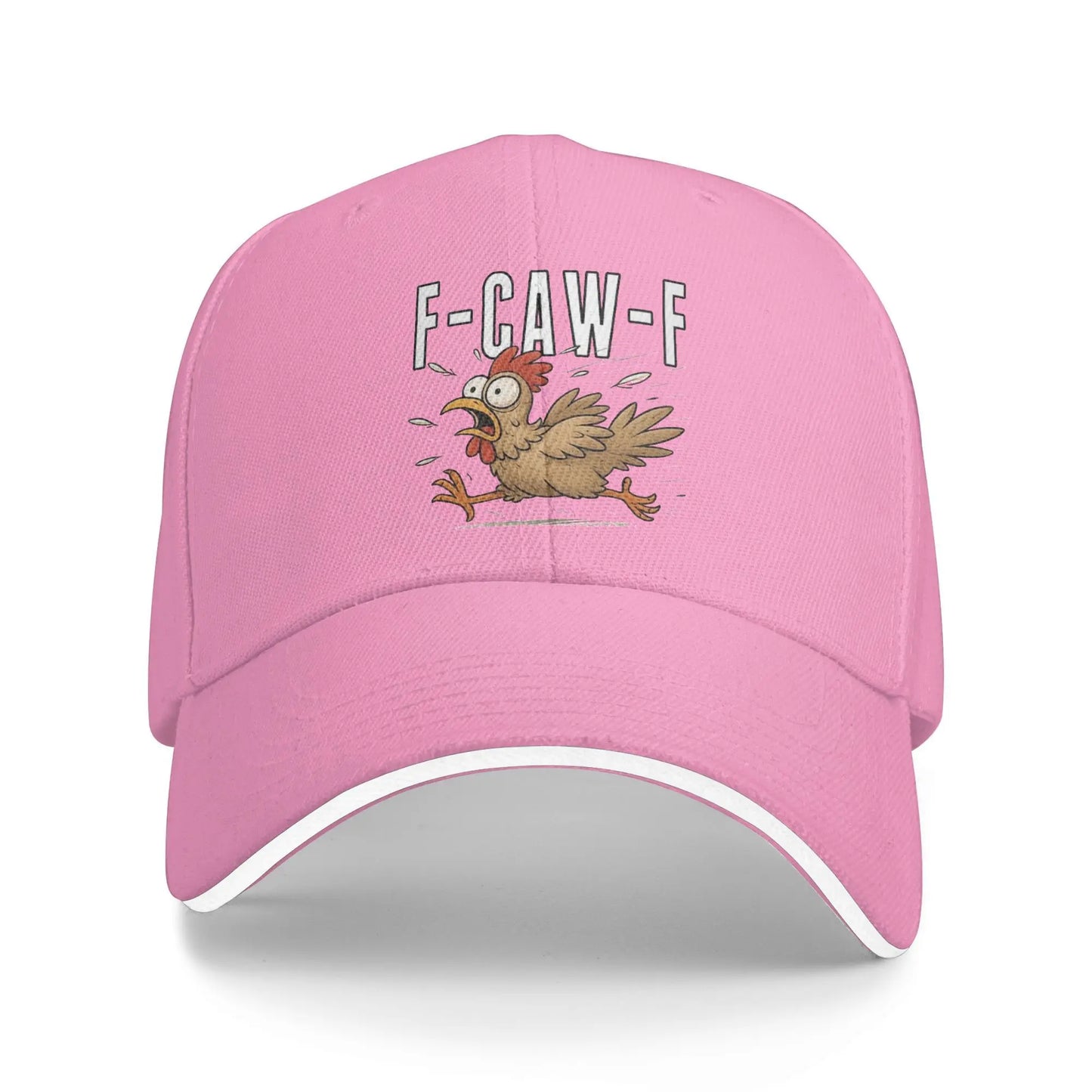 Men Women Funny F-Caw-F Chicken FCAWF Hat Cool Baseball Cap