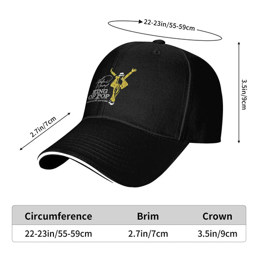 Summer Casual Baseball Cap The King of Pop Michaels Jacksons