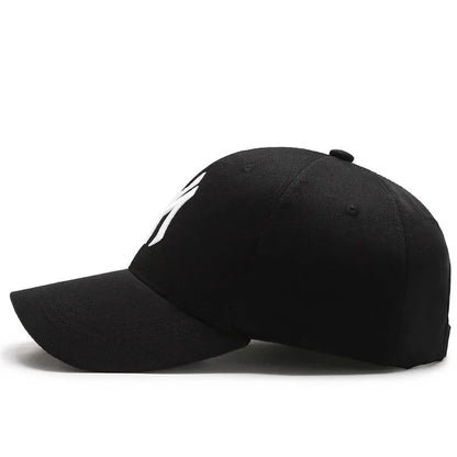 Unisex MY Letter Embroidery Baseball Caps Spring And Autumn