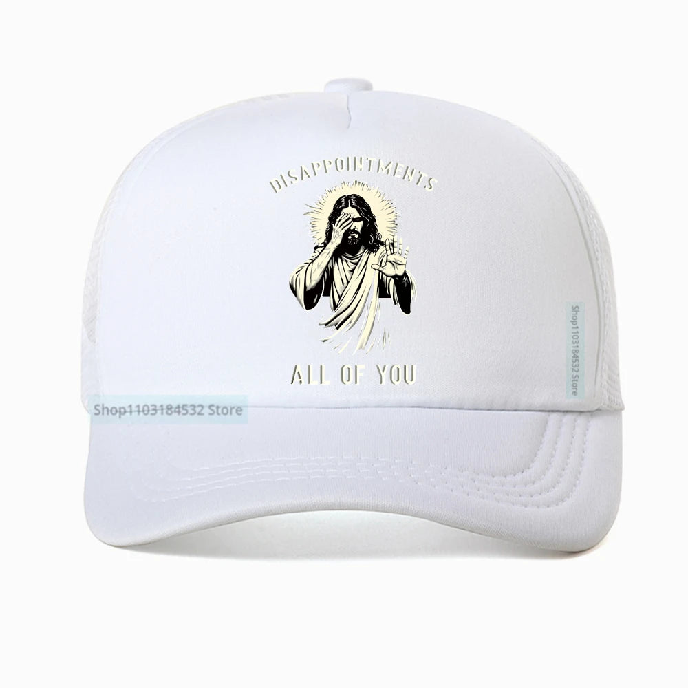 Disappointments All of You Funny Jesus Christian Faith Meme Baseball Cap