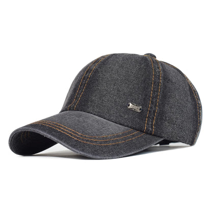 Four Seasons Vintage Washed Cotton Baseball Cap Men Women